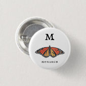 Badge Rond 2,50 Cm Monarque M (Devant & derrière)