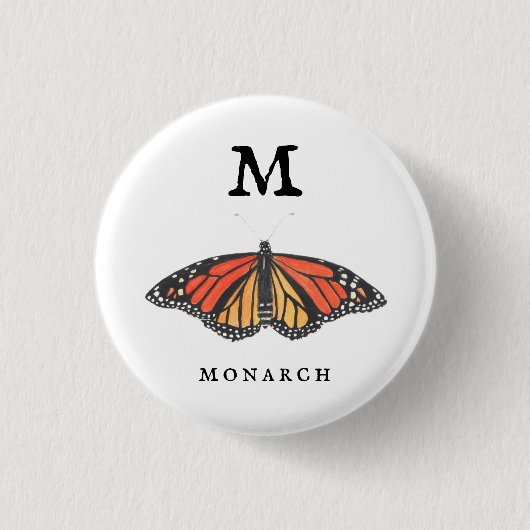 Badge Rond 2,50 Cm Monarque M (Devant)