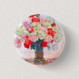 Badge Rond 2,50 Cm Monet Peonies