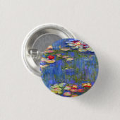 Badge Rond 2,50 Cm Monet Water Lilies (Devant & derrière)