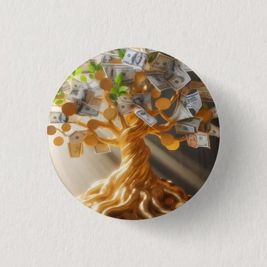 Badge Rond 2,50 Cm Money Tree Button (Devant)
