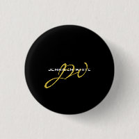 Monogramme Noir Or Couleur Plaque Moderne Nom prop