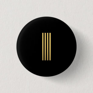 Badge Rond 2,50 Cm Monogramme Or moderne