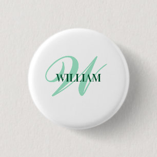 Badge Rond 2,50 Cm Monogramme personnalisé sur mesure