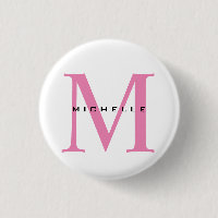 Monogramme Rose Votre Nom Cadeau Spécial Bien-Aimé