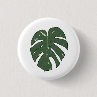 Badge Rond 2,50 Cm Monstera Thai Constellation