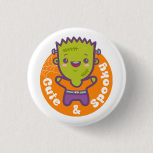 Badge Rond 2,50 Cm monstre de Frankenstein