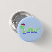 Badge Rond 2,50 Cm Monstre de Loch Ness (Devant & derrière)