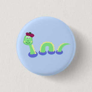 Badge Rond 2,50 Cm Monstre de Loch Ness