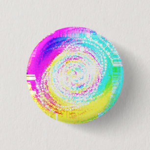 Badge Rond 2,50 Cm Mosaïque mixte