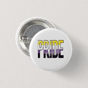 Badge Rond 2,50 Cm Mot de fierté non binaire