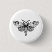 Badge Rond 2,50 Cm Moth (Devant)