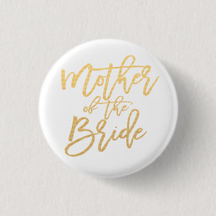 Badge Rond 2,50 Cm Mothe de la calligraphie de la mariée