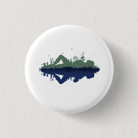 Badge Rond 2,50 Cm Mother Nature (Devant)