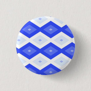 Badge Rond 2,50 Cm Motif de diamant bleu royal