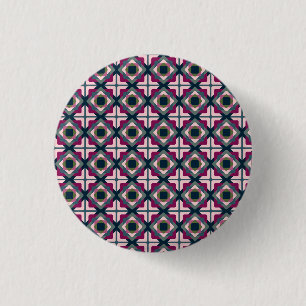Badge Rond 2,50 Cm Motif de formes carré