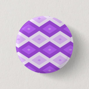 Badge Rond 2,50 Cm Motif diamant violet clair