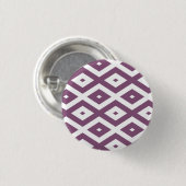 Badge Rond 2,50 Cm Motif en diamant blanc et mauve (Devant & derrière)