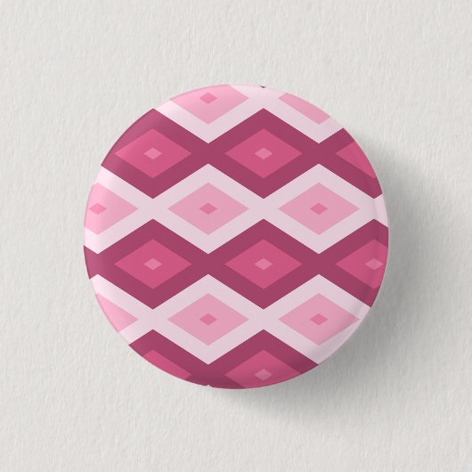 Badge Rond 2,50 Cm Motif en diamant rose (Devant)