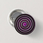 Badge Rond 2,50 Cm Motif en spirale violette (Devant & derrière)