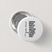 BADGE ROND 2,50 CM MOTIVATIONNEL (Devant & derrière)