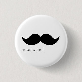 Badge Rond 2,50 Cm moustache