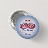 Badge Rond 2,50 Cm Moustache féroce familiale (Devant & derrière)