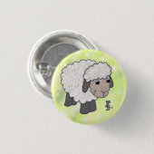 Badge Rond 2,50 Cm Mouton à souris (Devant & derrière)