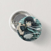 Badge Rond 2,50 Cm Muichiro Tokito (Devant & derrière)