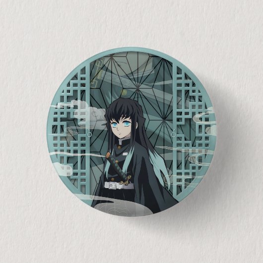 Badge Rond 2,50 Cm Muichiro Tokito (Devant)