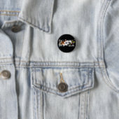 Badge Rond 2,50 Cm Music Hieroglyph (En situation)