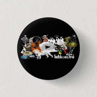 Badge Rond 2,50 Cm Music Hieroglyph