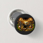 Badge Rond 2,50 Cm Musical Equipment (Devant & derrière)