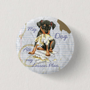 Badge Rond 2,50 Cm My Min Pin Ate my Lesson Plan