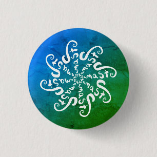 Badge Rond 2,50 Cm Namaste Mandala
