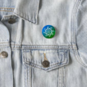 Badge Rond 2,50 Cm Namaste Mandala (En situation)