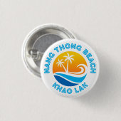 BADGE ROND 2,50 CM NANG THONG BEACH-KHAO LAK (Devant & derrière)