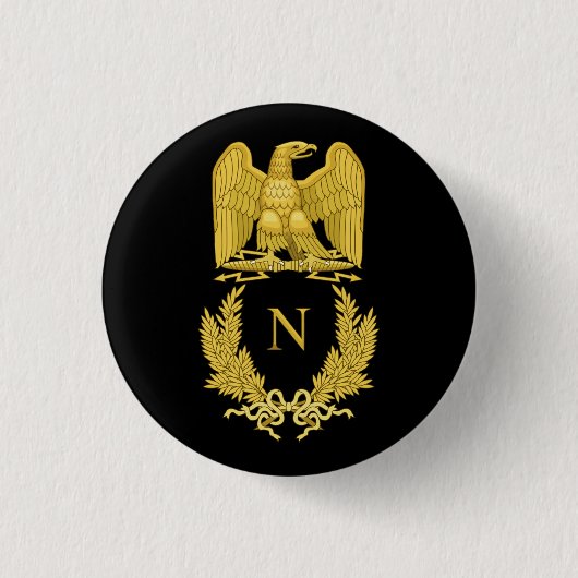 Badge Rond 2,50 Cm Napoléon Emblem (Devant)