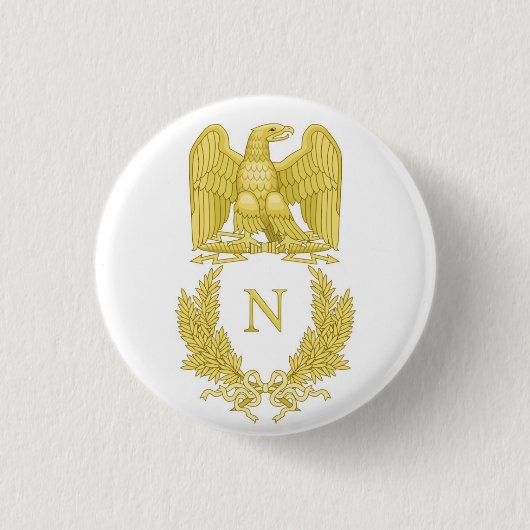 Badge Rond 2,50 Cm Napoléon Empereur (Devant)