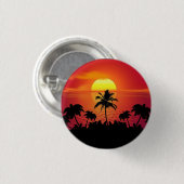 Badge Rond 2,50 Cm Nature Sunset Palm (Devant & derrière)