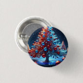 Badge Rond 2,50 Cm Navidad 1 - 002 (Devant & derrière)