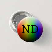Badge Rond 2,50 Cm ND (NeuroDivers) (Devant & derrière)
