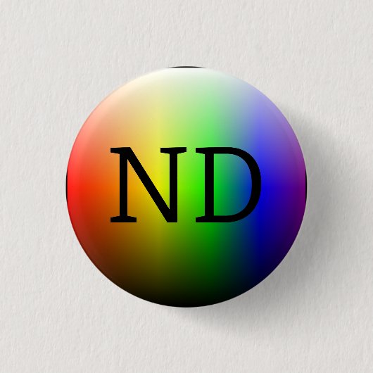 Badge Rond 2,50 Cm ND (NeuroDivers) (Devant)