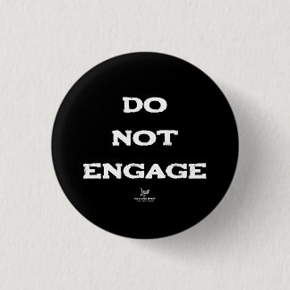 Badge Rond 2,50 Cm Ne pas engager