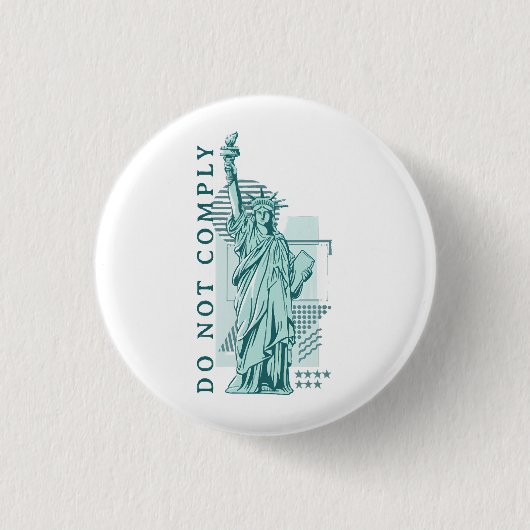 Badge Rond 2,50 Cm Ne pas se conformer (Devant)