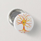 Badge Rond 2,50 Cm Neuron (Devant & derrière)