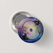 Badge Rond 2,50 Cm neurones connectés (Devant & derrière)