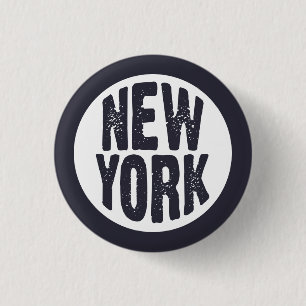 Badge Rond 2,50 Cm New York - Simple et pur ! T-shirts