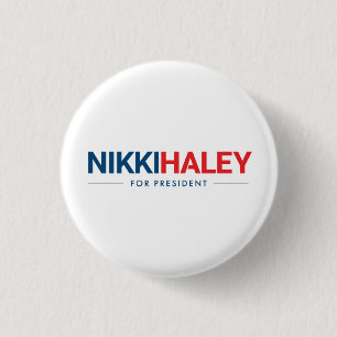 Badge Rond 2,50 Cm Nikki Haley à la présidence 2024