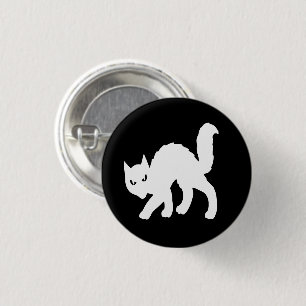 BADGE ROND 2,50 CM NIP CAT GOTHIQUE